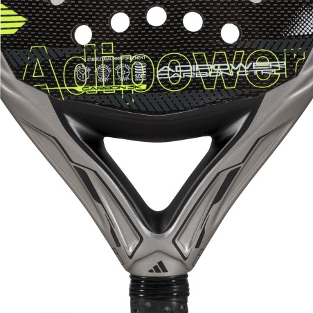 Raquette Padel ADIDAS ADIPOWER CARBON CTRL Gris / Noir / Jaune (360 g) 2025