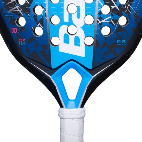Raquette Padel BABOLAT AIR VERTUO Noir / Bleu / Rouge (345 g) 2025