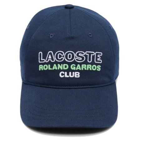 Casquette LACOSTE Roland Garros CLUB Marine PE 2025