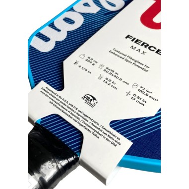 Raquette Pickleball WILSON FIERCE MAX (234 g)...