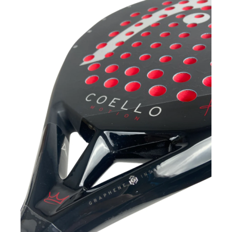 Raquette Padel HEAD COELLO MOTION Noir / Rouge (360 g) PE 2025