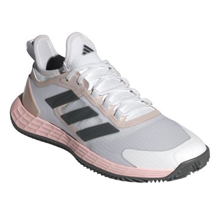 Chaussures ADIDAS Femme ADIZERO UBERSONIC 4 Terre Battue Blanc / Rose PE 2024