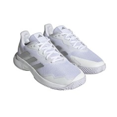 Chaussures ADIDAS Femme COURTJAM CONTROL Blanche / Grise... 2