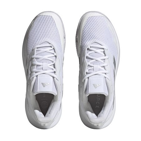 Chaussures ADIDAS Femme COURTJAM CONTROL Blanche / Grise 2023