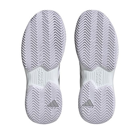 Chaussures ADIDAS Femme COURTJAM CONTROL Blanche / Grise 2023