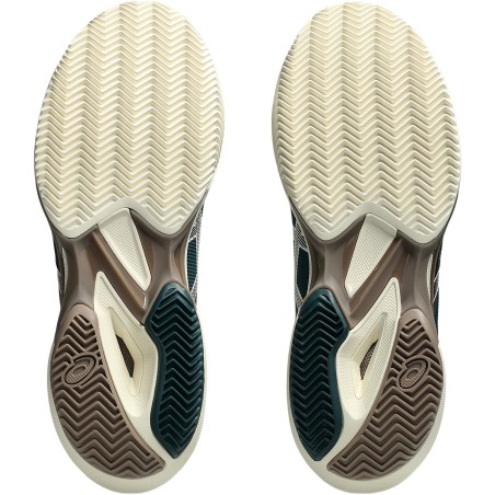 Chaussures ASICS Homme SOLUTION SPEED FF 3 Terre Battue Vert / Beige PE 2025