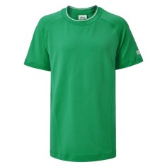 T-Shirt WILSON Junior Garçon TEAM SEAMLESS CREW Vert 2025