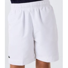 Short LACOSTE SPORT Garçon Blanc PE 2023