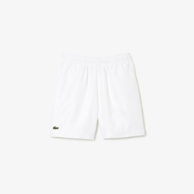 Short LACOSTE SPORT Garçon Blanc PE 2023
