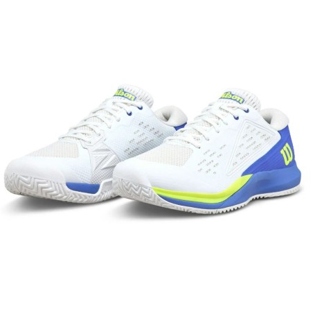 Chaussures WILSON Homme RUSH PRO ACE Toutes Surfaces Blanc / Violet AH 2025
