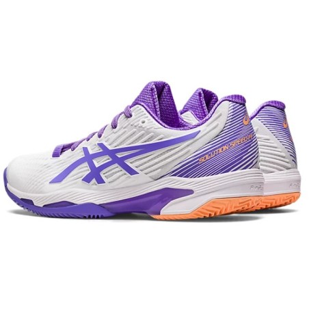 Chaussures ASICS Femme SOLUTION SPEED FF 2 CLAY Blanc / Violet PE 2023