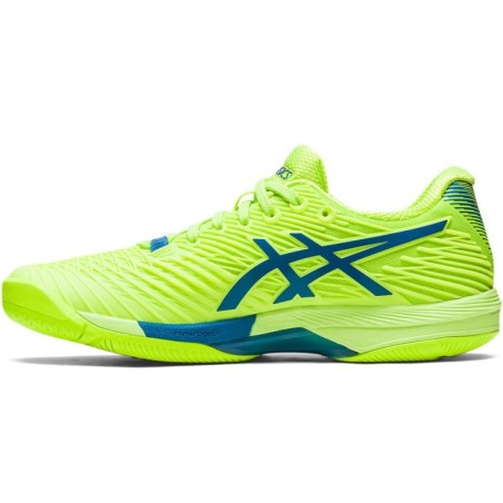 Chaussures ASICS Femme SOLUTION SPEED FF 2 Terre Battue Vert fluo PE 2023