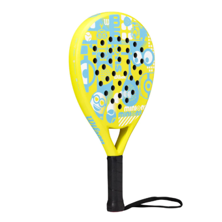 Raquette Padel Junior WILSON MINIONS 2.0 Jaune / Bleu (300g) AH 2023