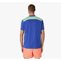 T-Shirts ASICS Homme PADEL COURT SS TOP Bleu / Vert /... 2