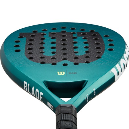 Raquette Padel WILSON BLADE V3 Vert / Noir (365 g) 2024