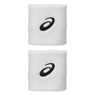 Poignets éponge ASICS WRIST BAND PAIR Blanc AH...