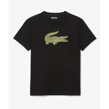 T-Shirt LACOSTE Homme Ultra Dry Logo XXL Noir /...