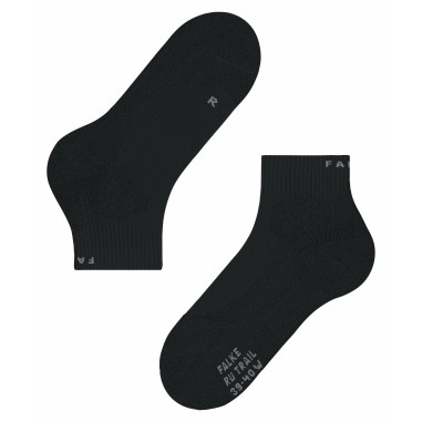 Chaussettes FALKE Femme RU TRAIL Noir