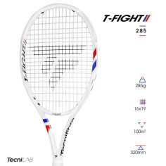 Raquette TEST TECNIFIBRE TFIGHT 285 (285 g) Blanc / Rouge... 2
