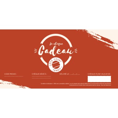 Chèque Cadeau TENNIS COTE COURT