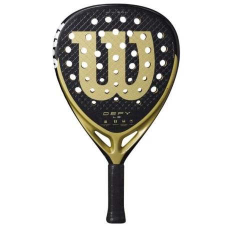Raquette Padel WILSON DEFY LS V1 Noir / Doré (355 g) 2025