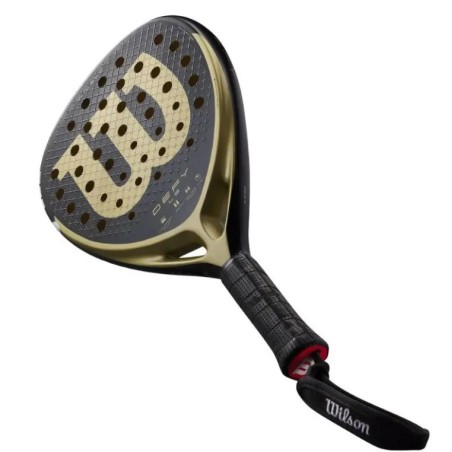Raquette Padel WILSON DEFY LS V1 Noir / Doré (355g) 2025