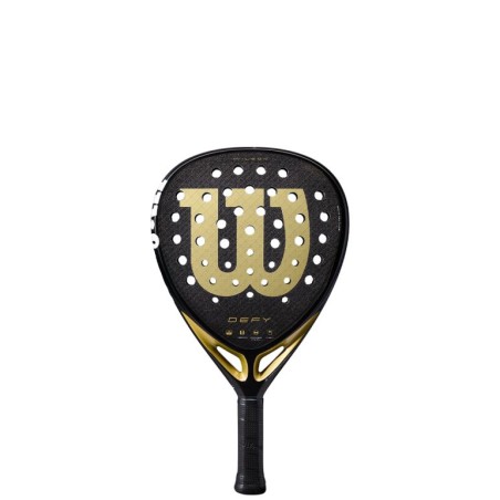 Raquette Padel WILSON DEFY V1 Noir / Doré (365 g) 2025