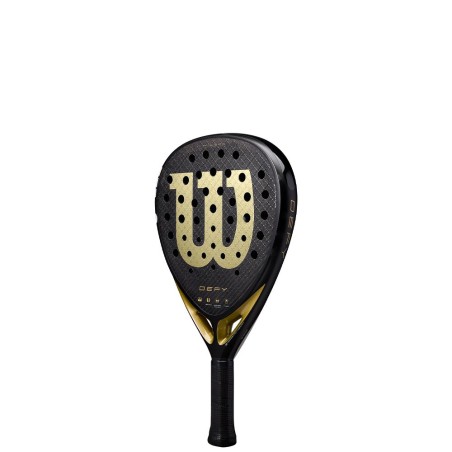 Raquette Padel WILSON DEFY V1 Noir / Doré (365 g) 2025