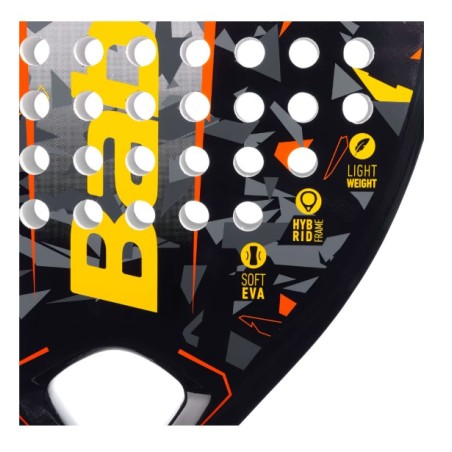 Raquette Padel BABOLAT STORM Noir / Orange (345 g) 2025