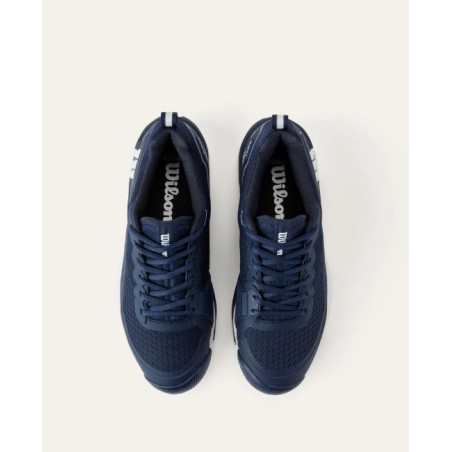 Chaussures WILSON Homme RUSH PRO 4.5 Toutes Surfaces Bleu / Blanc PE 2025