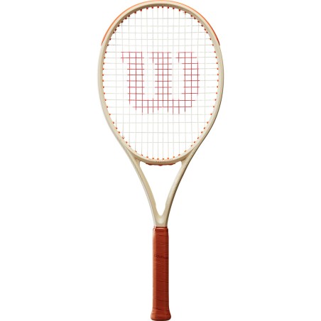 Raquette WILSON CLASH 100 ROLAND GARROS V2.0 (295 g) Beige / Orange 2024
