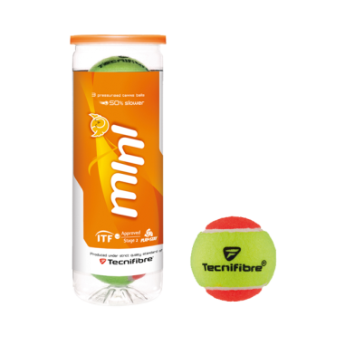 Tube de 3 balles Mini-Tennis TECNIFIBRE Mini...