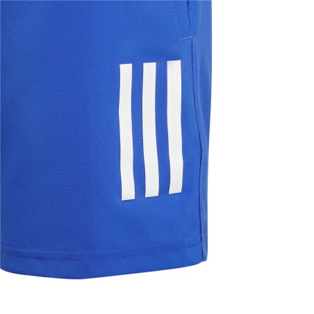 Short ADIDAS Garçon CLUB 3S Bleu / Blanc AH 2024
