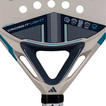 Raquette Padel ADIDAS CROSS IT TEAM LIGHT 3.4 (355g) Blanc / Bleu 2025