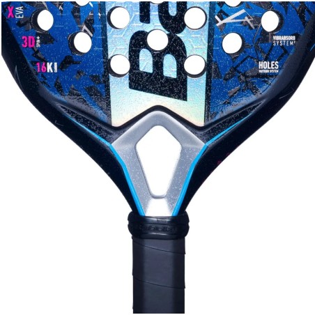 Raquette Padel BABOLAT AIR VIPER Bleu / Noir / Gris / Rose (355 g) 2025