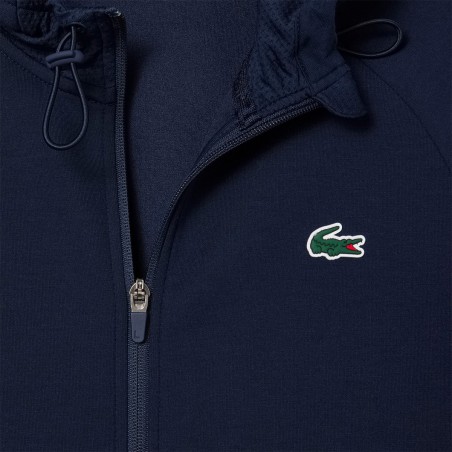 Veste à capuche zippée LACOSTE Homme SPORT Marine 2025