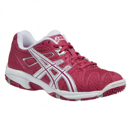 Chaussure ASICS Junior Gel-Résolution 5 Blanc / Fuchsia