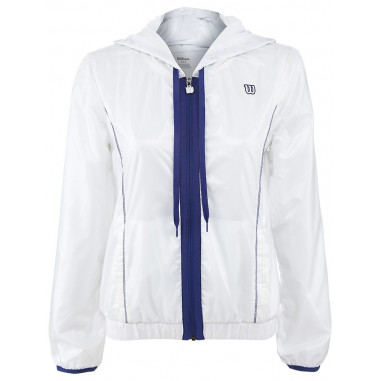 Veste à capuche WILSON Femme Buster Jacket Blanc