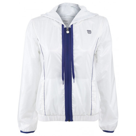 Veste à capuche WILSON Femme Buster Jacket Blanc