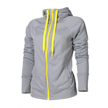 Veste à capuche ADIDAS Femme Grise / Jaune
