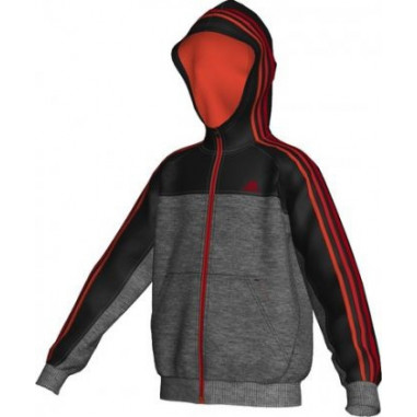 Veste ADIDAS Garçon Essential 3S FZ HOOD