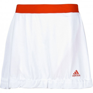 Jupe ADIDAS Femme Adizero Skort Blanche / Rouge