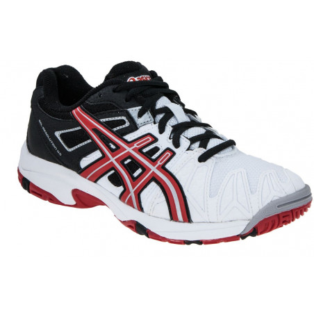 Chaussure ASICS Garçon Gel Resolution 5 GS Rouge / Blanche