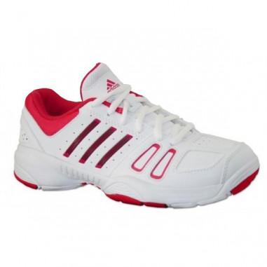 Chaussure ADIDAS Fille Court Edge K Blanche / Rose