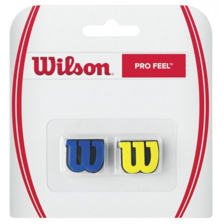 Antivibrateur WILSON Pro Feel Bleu / Jaune