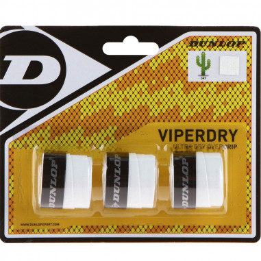 Surgrip DUNLOP Viper Dry Ultra Dry Overgrip Blanc