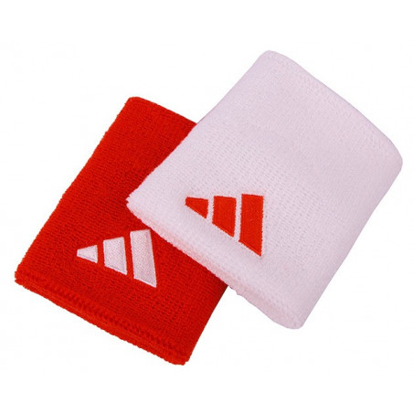 Poignets eponge ADIDAS Rouge/Blanc