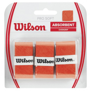 Surgrip WILSON Pro Soft Overgrip Orange x3