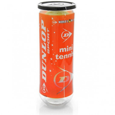 Tube de 3 balles Mini Tennis DUNLOP Mini Tennis...