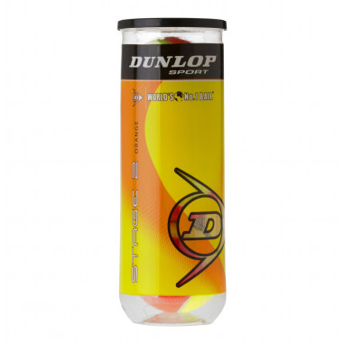 Tube de 3 balles Mini Tennis DUNLOP Stage 2 Orange